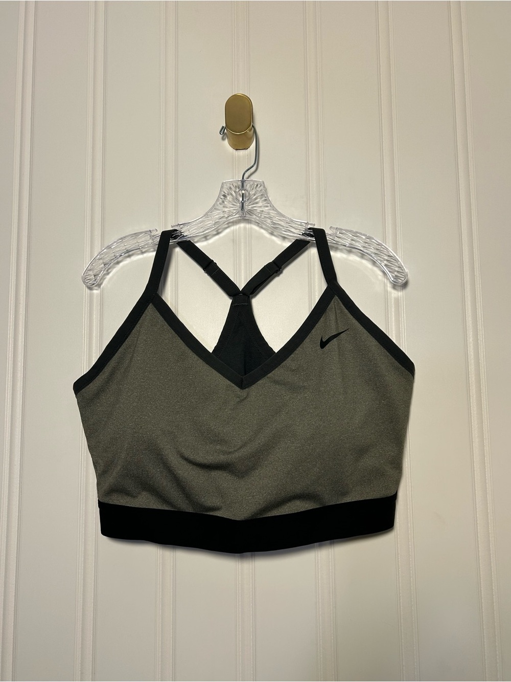 Nike Plus Women’s Indy Dri-FIT Low-Impact Sports Bra Gray 3X